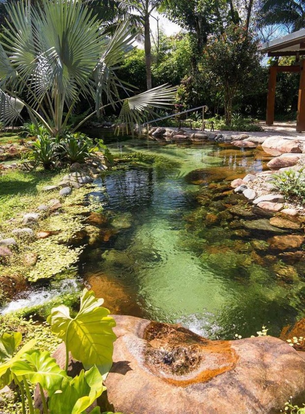 10 ไอเดีย “บ่อน้ำจำลองในสวน” สวยงามเหมือนยกมาจากป่า 