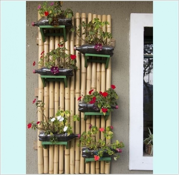 15 ไอเดีย DIY “กระถางดอกไม้แนวตั้ง” ทำจากวัสดุหาง่าย