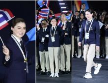 ประมวลภาพ พระราชินี นำทัพนักกีฬาไทย ร่วมพิธีเปิดซีเกมส์ 2025