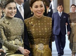 พระราชินี ฉลองพระองค์ชุดไทยบรมพิมาน โดดเด่นเหนือทุกลุค
