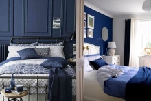 สวยสง่า กับห้องนอนสี NAVY BLUE ที่มองกี่ทีก็มีความแพง
